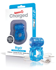 Screaming O Vibrating Cock Ring with Clitoral Stimulator and USB Charging for Erection Enhancement