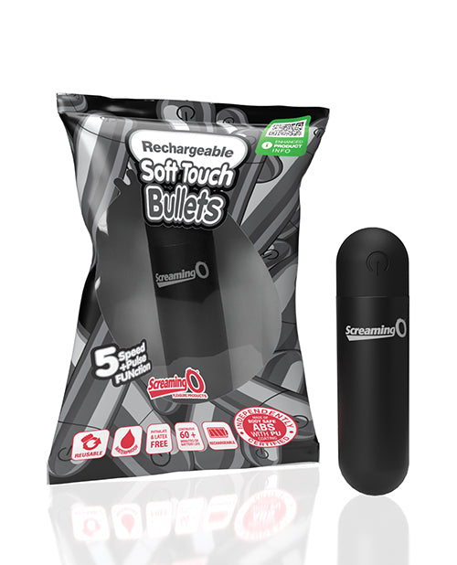Screaming O Stimulator Soft Touch Rechargeable Bullet Waterproof Multi-Function for Discreet Intimate Pleasure
