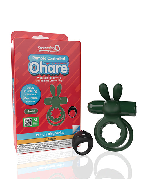 Screaming O Vibrating Ring Double Ring Remote Controlled Stimulator Waterproof Silicone for Couples Play
