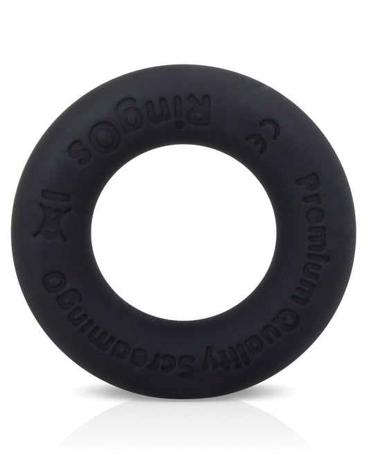 Screaming O RingO Ritz Premium Silicone Penis Ring in Black
