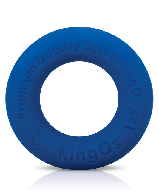 Blue Liquid Silicone Mega Stretchy Penis Enhancement Ring