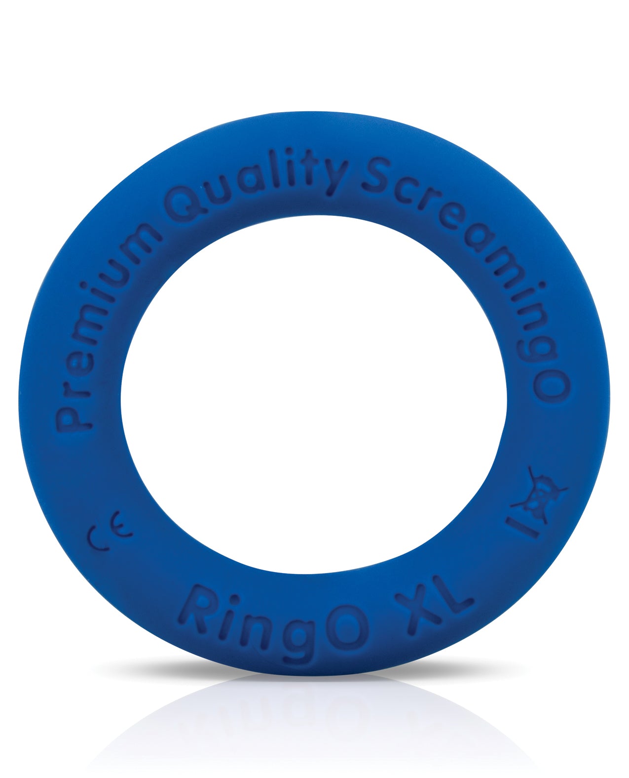 Mega Stretchy Blue Silicone Penis Ring for Enhanced Comfort
