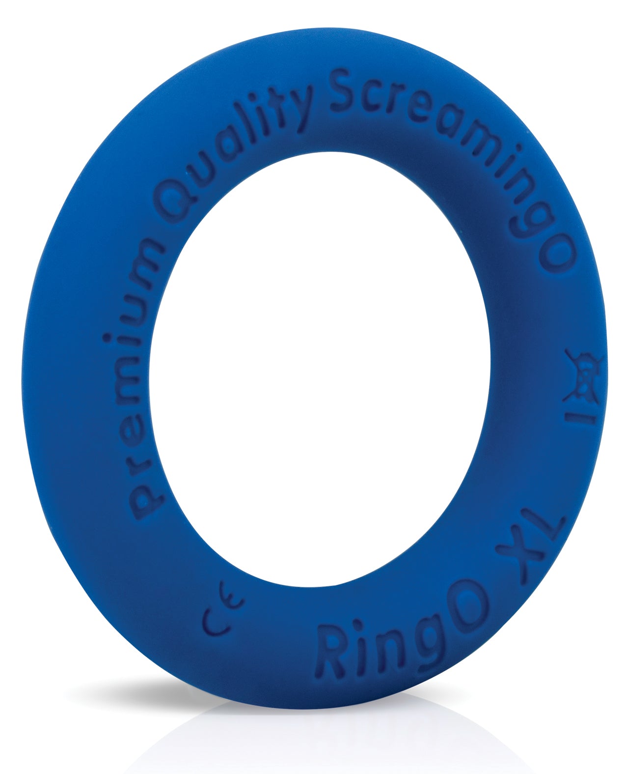 Mega Stretchy Blue Silicone Penis Ring for Enhanced Comfort