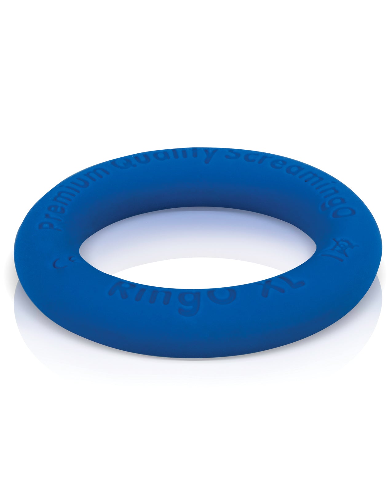 Mega Stretchy Blue Silicone Penis Ring for Enhanced Comfort