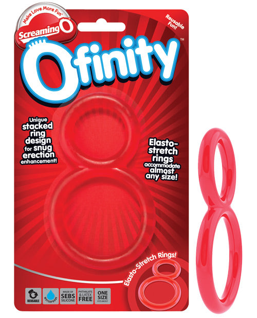 Screaming O Penis Enhancement Double Erection Ring Stretchy Isolation Design for Long-Lasting Performance