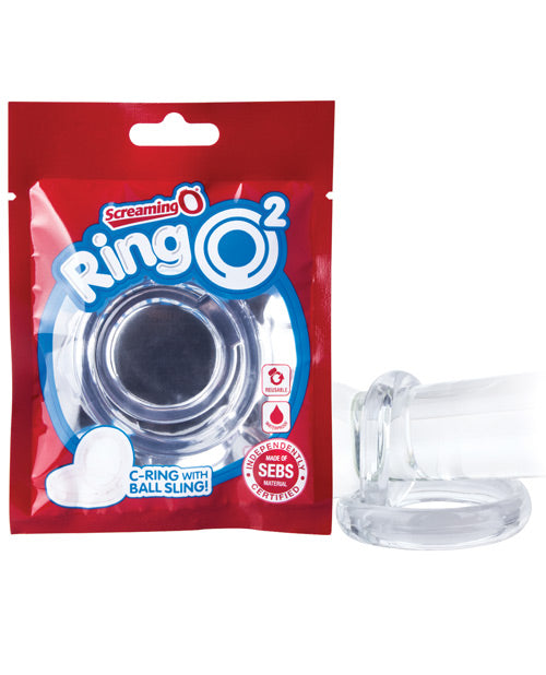 Screaming O double erection ring lab-tested SEBS testicle support for enhanced sexual stamina