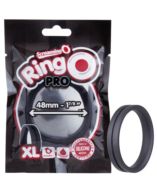 Screaming O Silicone Penis Enhancement RingO Pro XL Wide Flat Band for Secure Erection Support