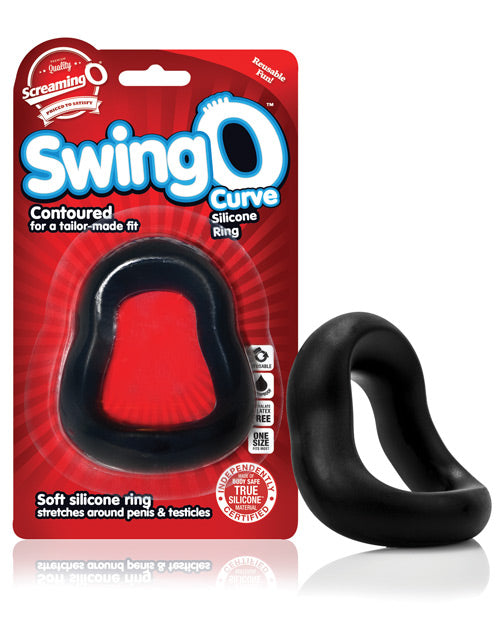 Screaming O Penis Enhancement Ring Curved True Silicone Reversible Design for Custom Fit and Enhanced Sensation