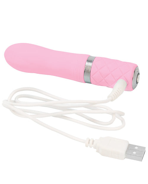 Pillow Talk Flirty Bullet in Pink with Travel Lock & USB Recharge
