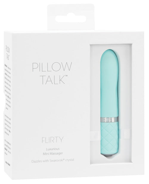 Pillow Talk Bullet Vibrator Soft Silicone Cushion Handle and Crystal Button for Discreet Personal Stimulation
