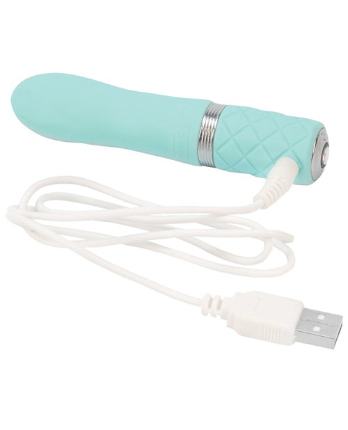 Pillow Talk Flirty Bullet - Teal Compact Silicone Vibrator