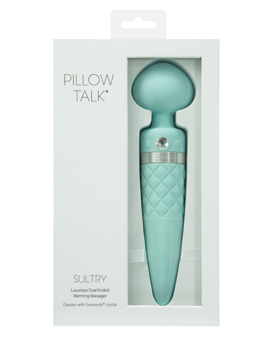 Pillow Talk Vibrator Rotating Shaft Warming Feature Swarovski Crystal for Premium Intimate Stimulation