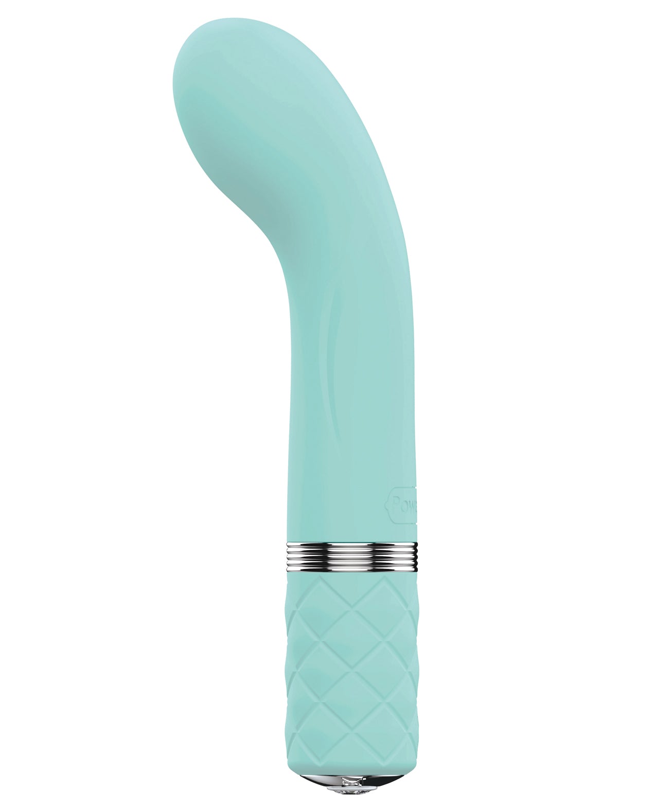 Pillow Talk Racy Teal Rechargeable Mini Vibrator with Swarovski Button