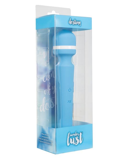 Wonderlust Destiny Blue Wand Massager with 20 Vibration Functions