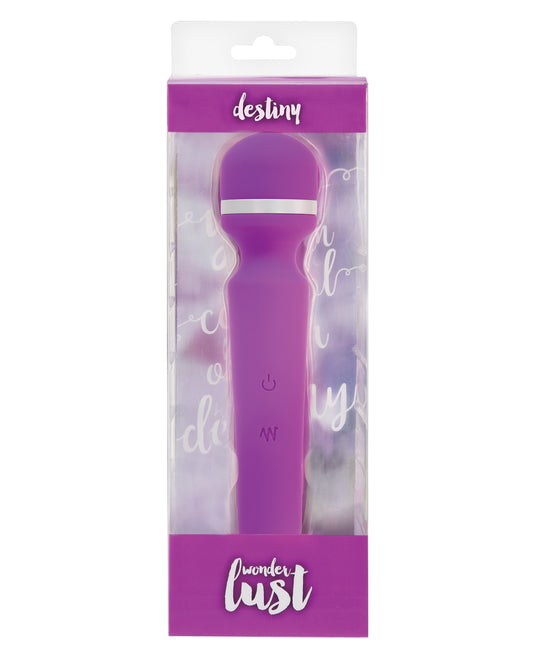 Wonderlust Stimulators wonderlust destiny wand rechargeable silicone flexible head for targeted massage and relaxation