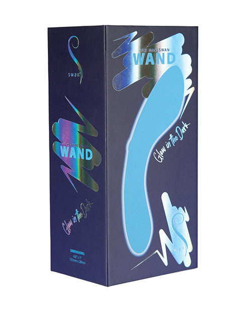 Swan Mini Swan Wand Vibrator Glow in the Dark Feature Compact Waterproof for Discreet Personal Use