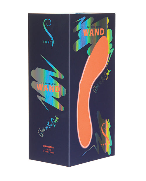 Swan Vibrator Glow in the Dark Compact PowerBullet Motor for Nighttime Pleasure