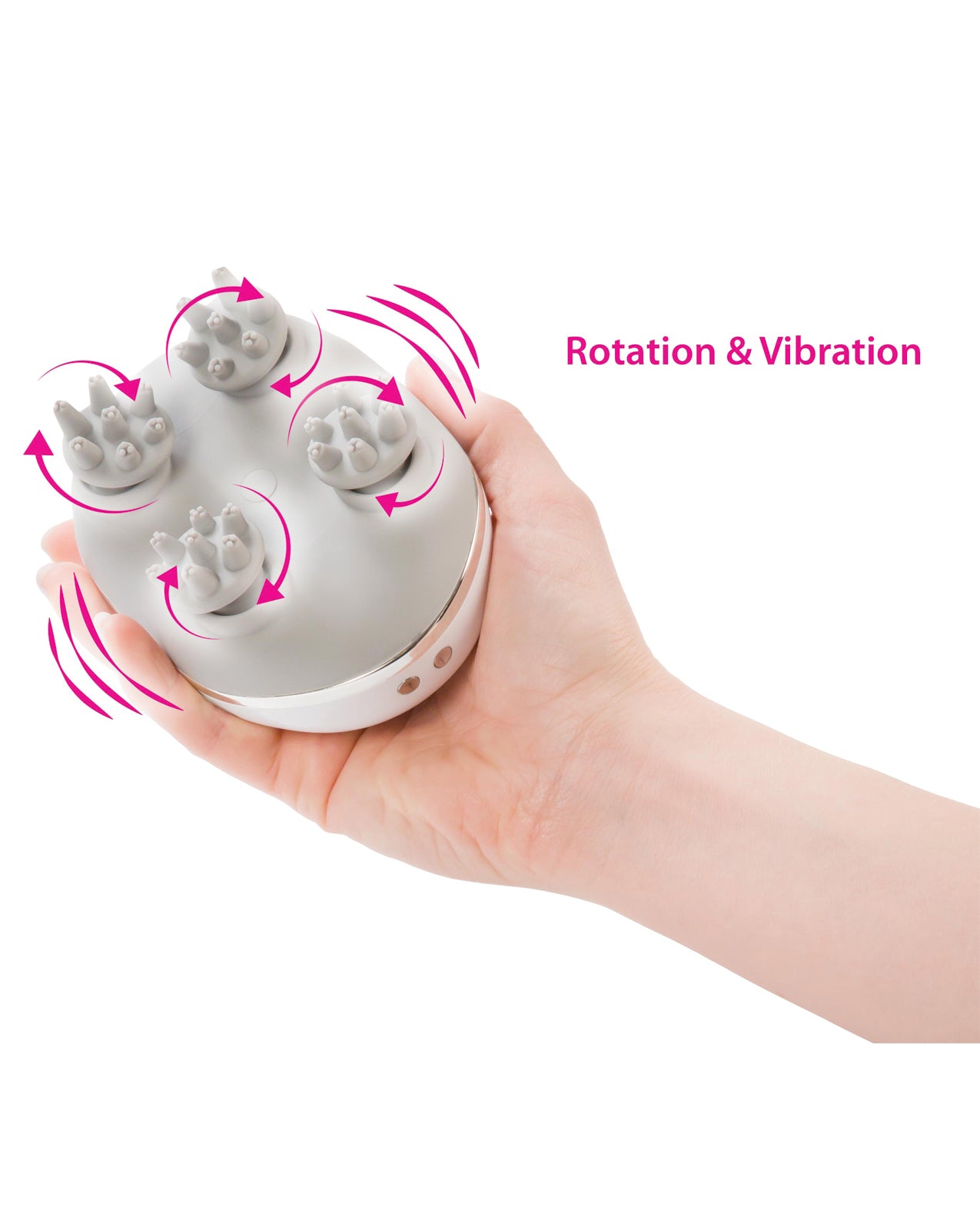 Swan Personal Massage System with 6 Settings and Charging Cradle