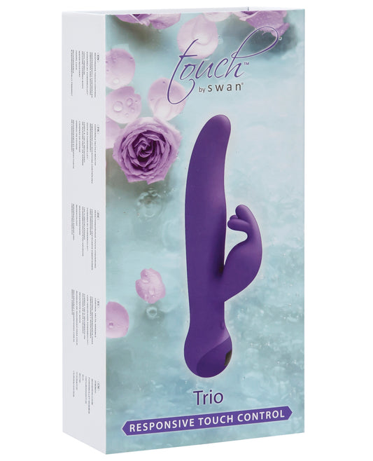Touch by Swan Vibrator Triple Sensation Clitoral Stimulator with Touch Panel for Enhanced Intimate Pleasure