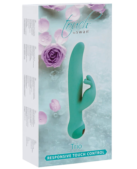 Touch by Swan Vibrator Triple Clitoral Stimulator with Rotating Body for Enhanced Pleasure