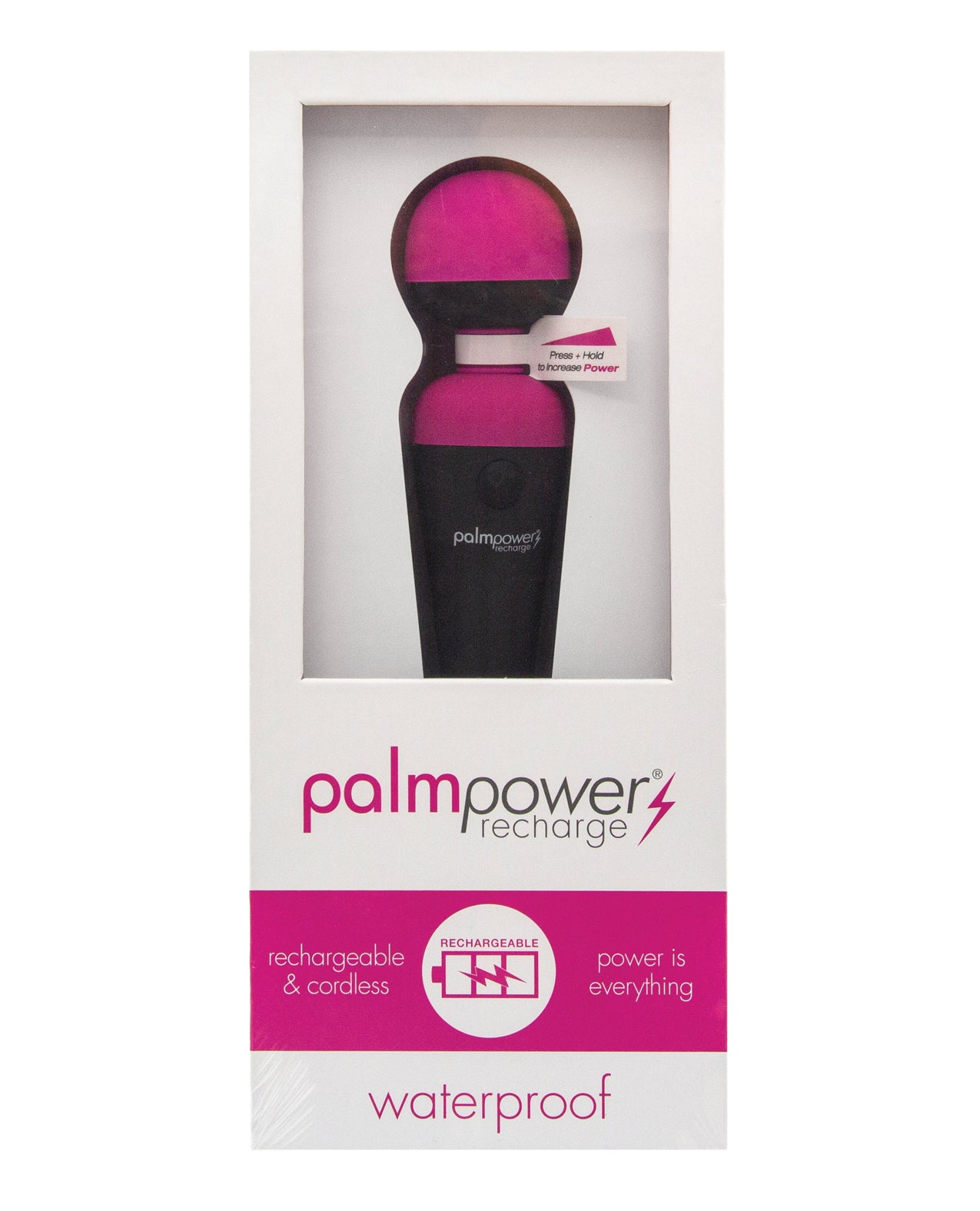 Palm Power Rechargeable Massager with Waterproof Design