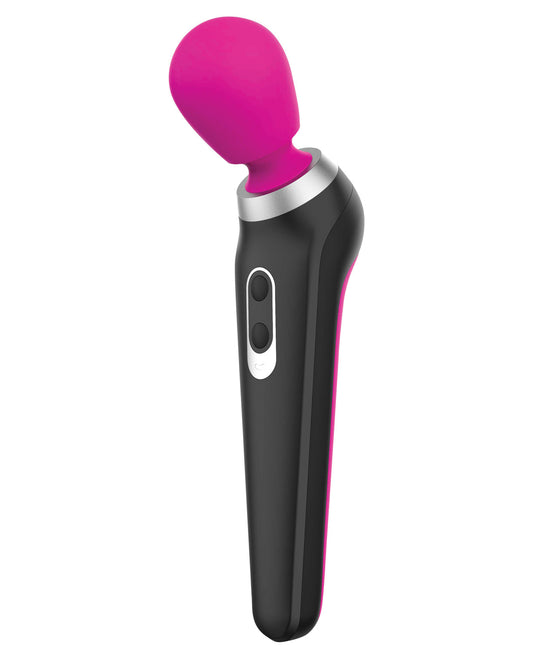 PalmPower Extreme Pink Rechargeable Wand Massager with Ergonomic Curve