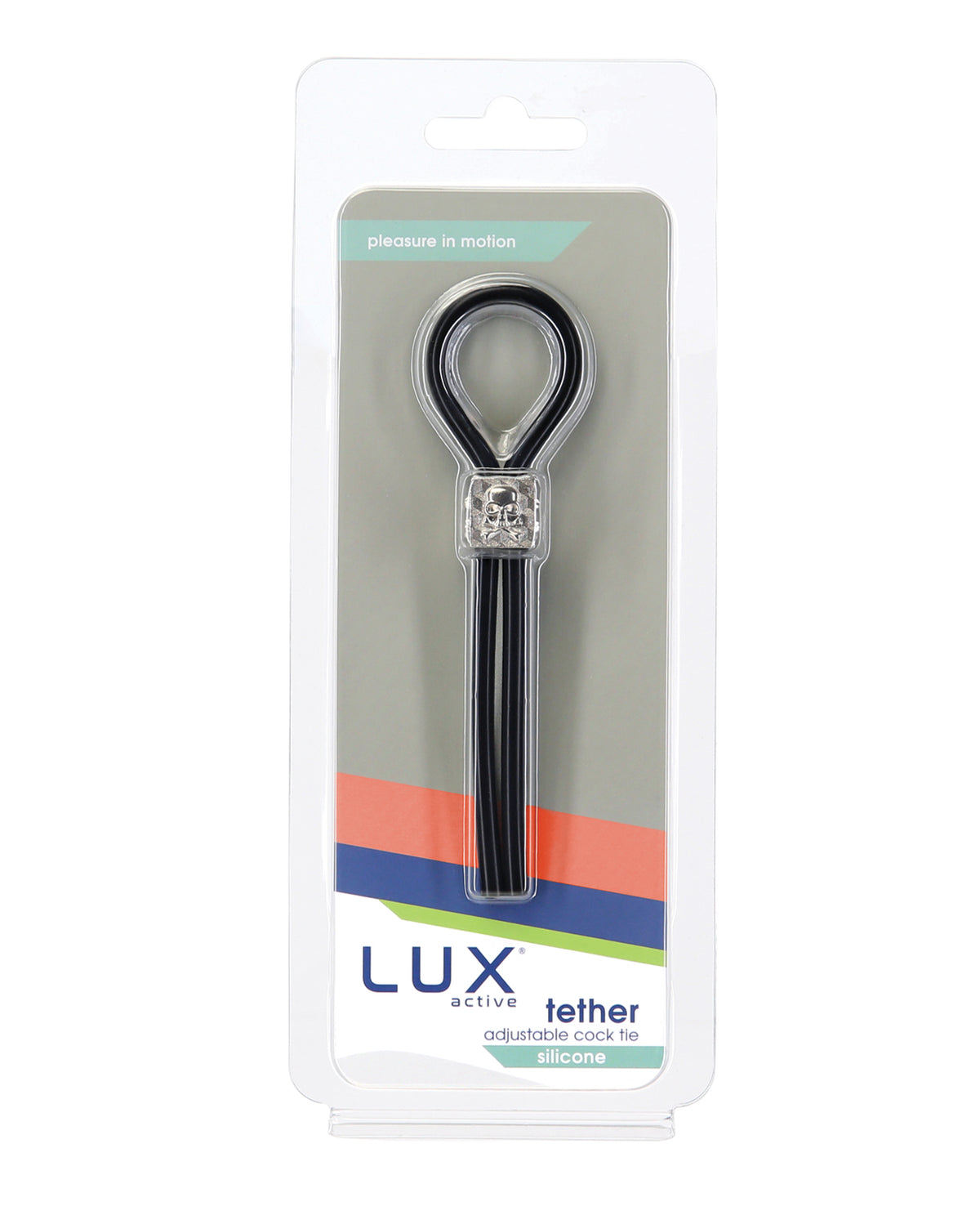 Lux Active Tether Adjustable Cock Tie - Black