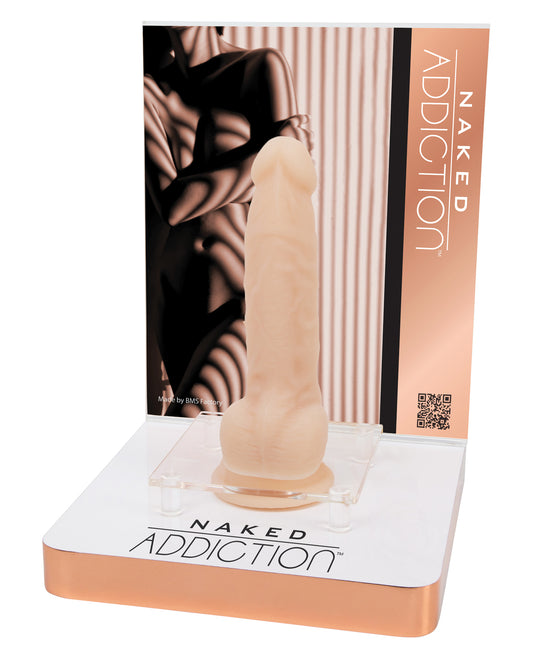 Addiction Silicone Anal Plug with Faux Fur Fox Tail and Tapered Tip for Playful Roleplay