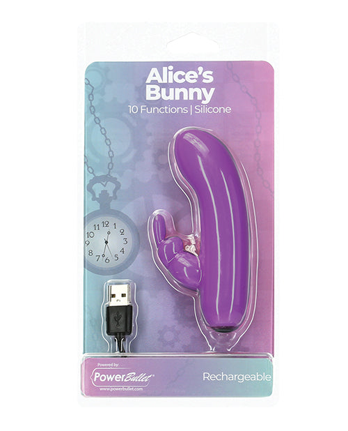 PowerBullet Stimulator Rechargeable Bullet Vibrator Removable Rabbit Sleeve for Dual Stimulation and Compact Travel
