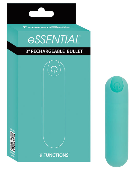 eSSENTIAL Bullet Stimulator Rechargeable with Storage Case for Deep Vibration and Personal Relaxation