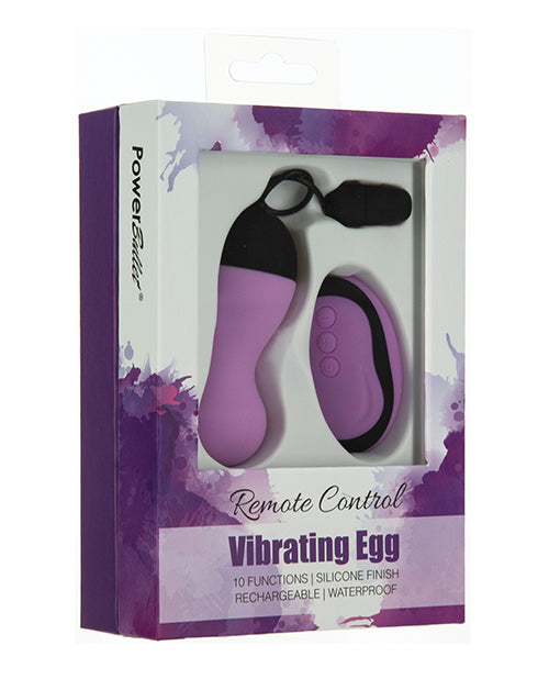 Power Bullet Vibrating Egg Stimulator with Remote Control and Waterproof Rechargeable Design for Discreet Pleasure