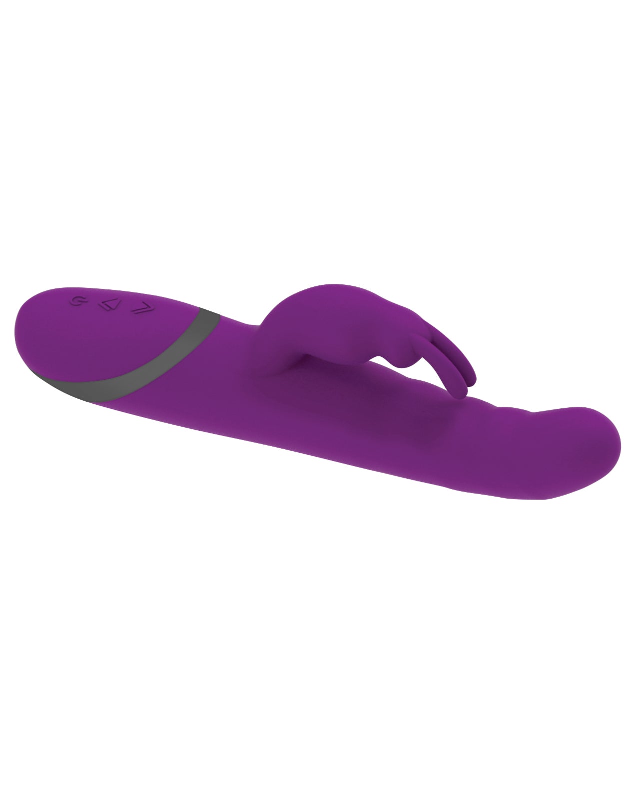 Commotion Cha Cha Plum Thrusting Dual Vibrator with Rabbit Stimulator