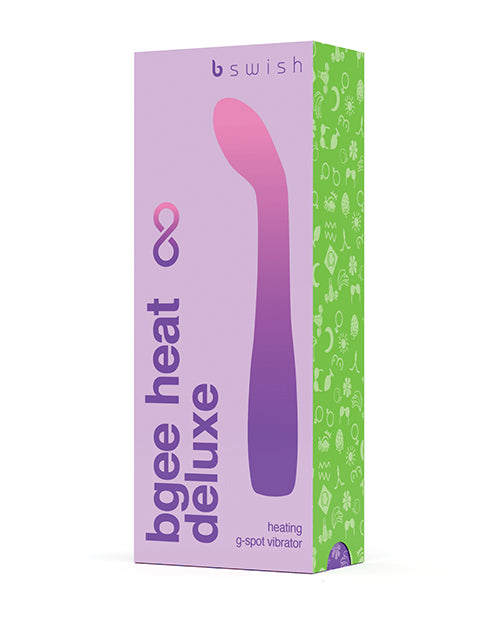 B Swish Vibrator Deluxe Heated Silicone 5-Mode Waterproof Design for Sensual Stimulation and Comfort