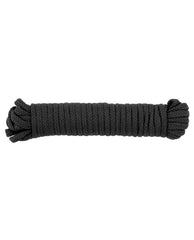 Spartacus Bondage Rope black cotton soft non-toxic design for secure and comfortable restraint play