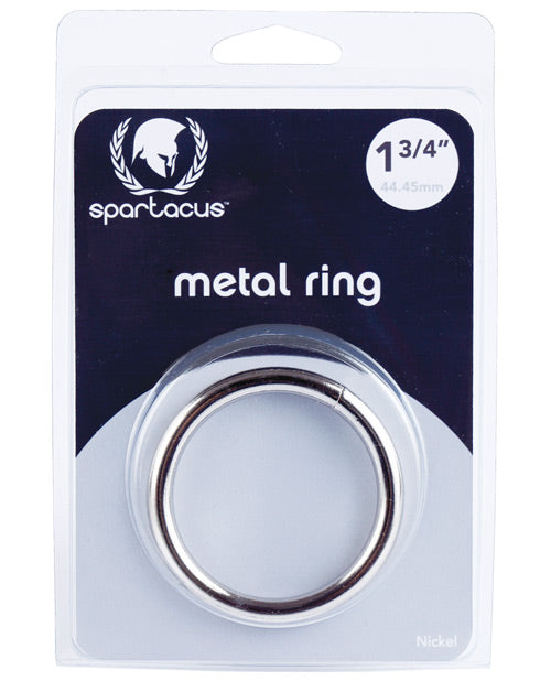 Spartacus Nickel Cock Ring 1.75 inch Smooth Durable for Enhanced Erection and Intimate Stamina