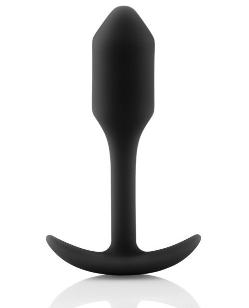 b-Vibe Weighted Snug Plug 1 Anal Plug with Storage Case