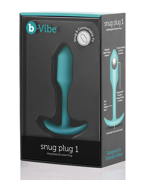 b-Vibe Anal Plug Seamless Silicone Weighted Core Flexible Neck for Comfortable Fullness