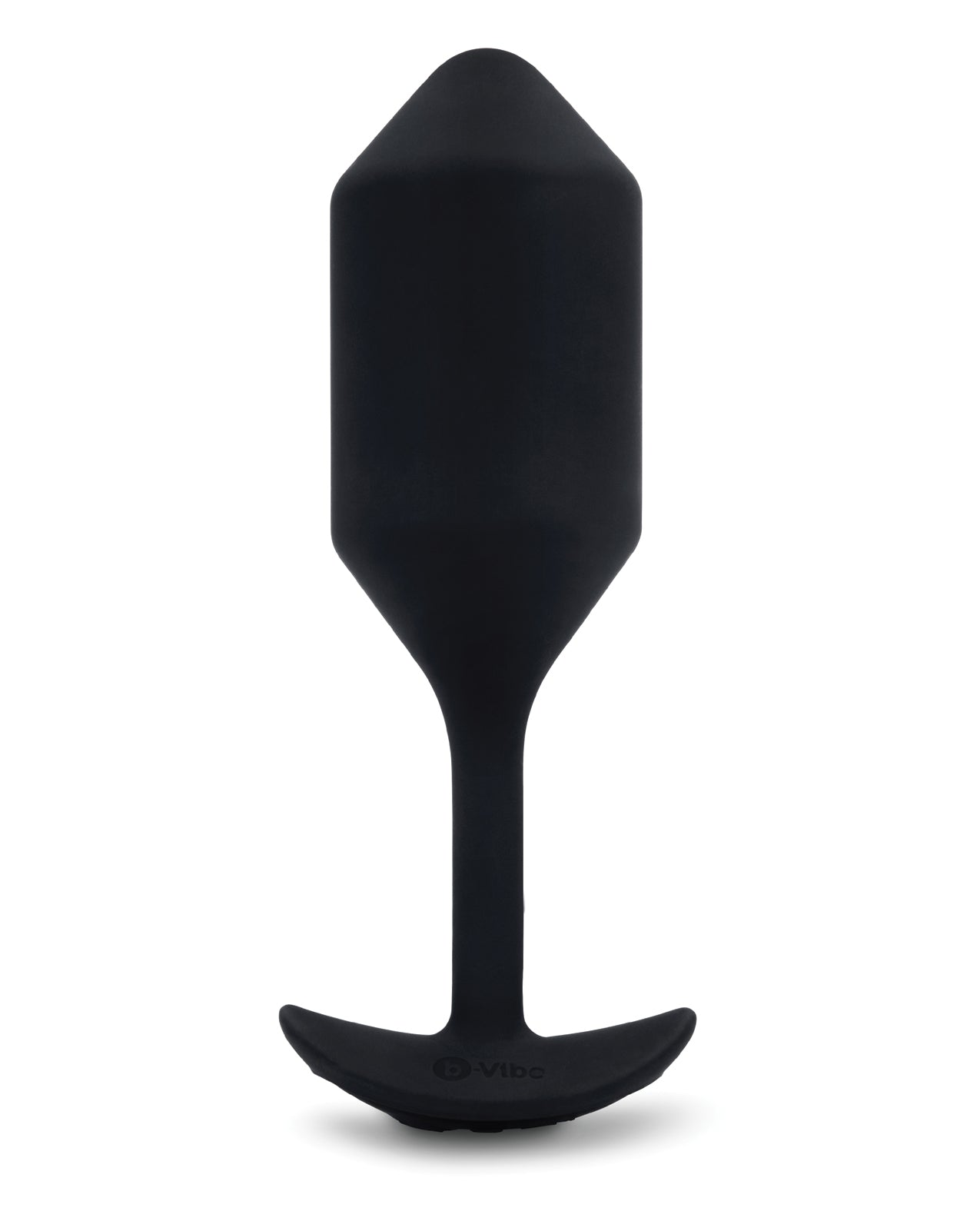 b-Vibe Vibrating Weighted Snug Plug XL Black – 247g Silicone Anal Plug with Vibration