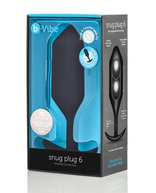 b-Vibe Anal Plug Seamless Silicone Weighted Core Flexible Neck for Enhanced Anal Fullness