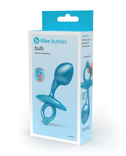 b-Vibe Anal Plug Bulbous Silicone Design Retrieval Ring for Targeted Prostate Stimulation
