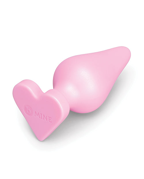 Silicone Butt Plug with Heart Base – Playful Pink Anal Toy