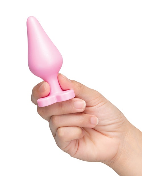 Silicone Butt Plug with Heart Base – Playful Pink Anal Toy