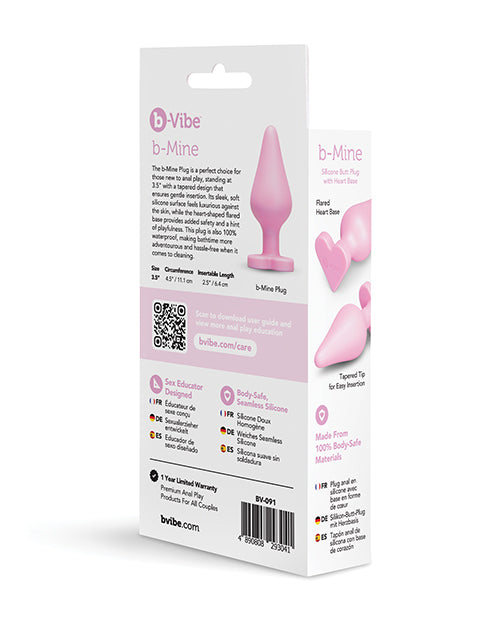 Silicone Butt Plug with Heart Base – Playful Pink Anal Toy