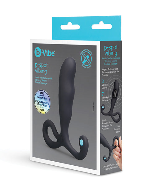 Hands-Free Rechargeable Silicone Prostate Massager with Multiple Vibration Modes