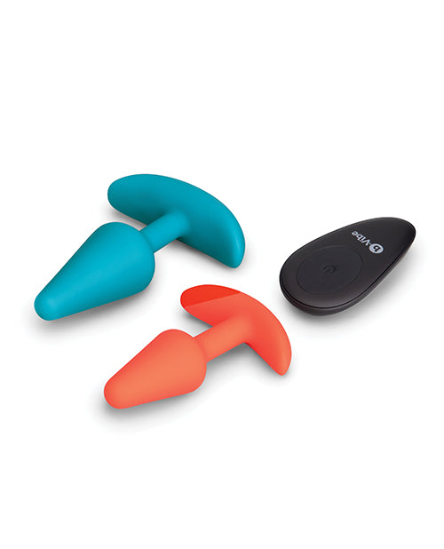 Anal Training Bundle 2-Piece Set with Beginner Plug & Vibrating Plug