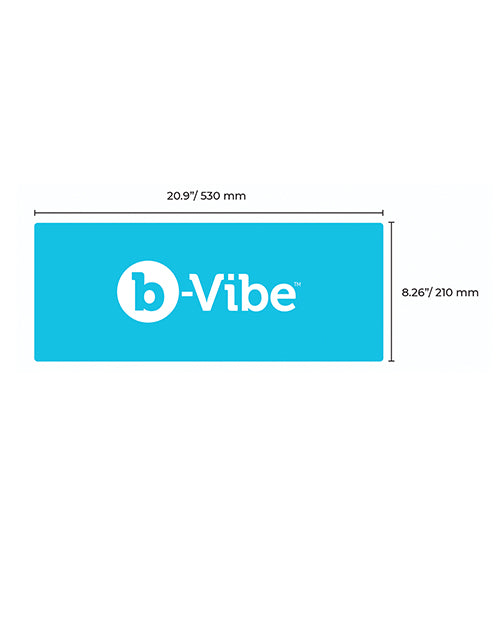b-Vibe Cardboard Logo Signage with Bold Branding and Lightweight Design for Promotional Displays