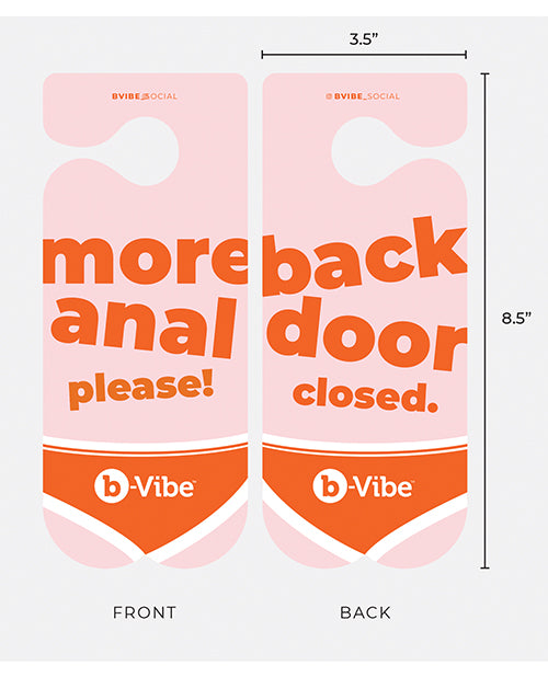 b-Vibe Door Sticker Promotional Vinyl Durable Adhesive for Retail Store Visibility