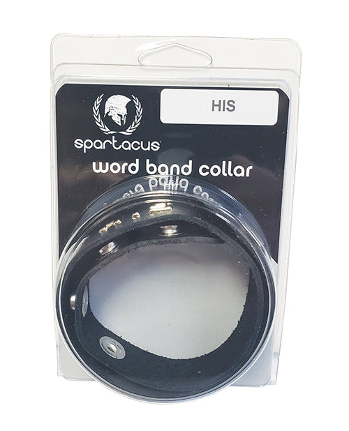 Spartacus Bondage Collar Adjustable Oil-Tanned Leather with Buckle for Secure BDSM Play