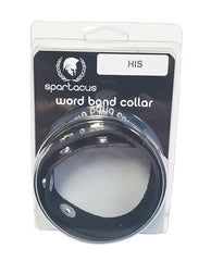 Spartacus Bondage Collar Adjustable Oil-Tanned Leather with Buckle for Secure BDSM Play
