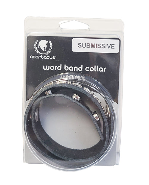 Spartacus Bondage Restraint Oil-Tanned Leather Adjustable Collar for Comfortable BDSM Play